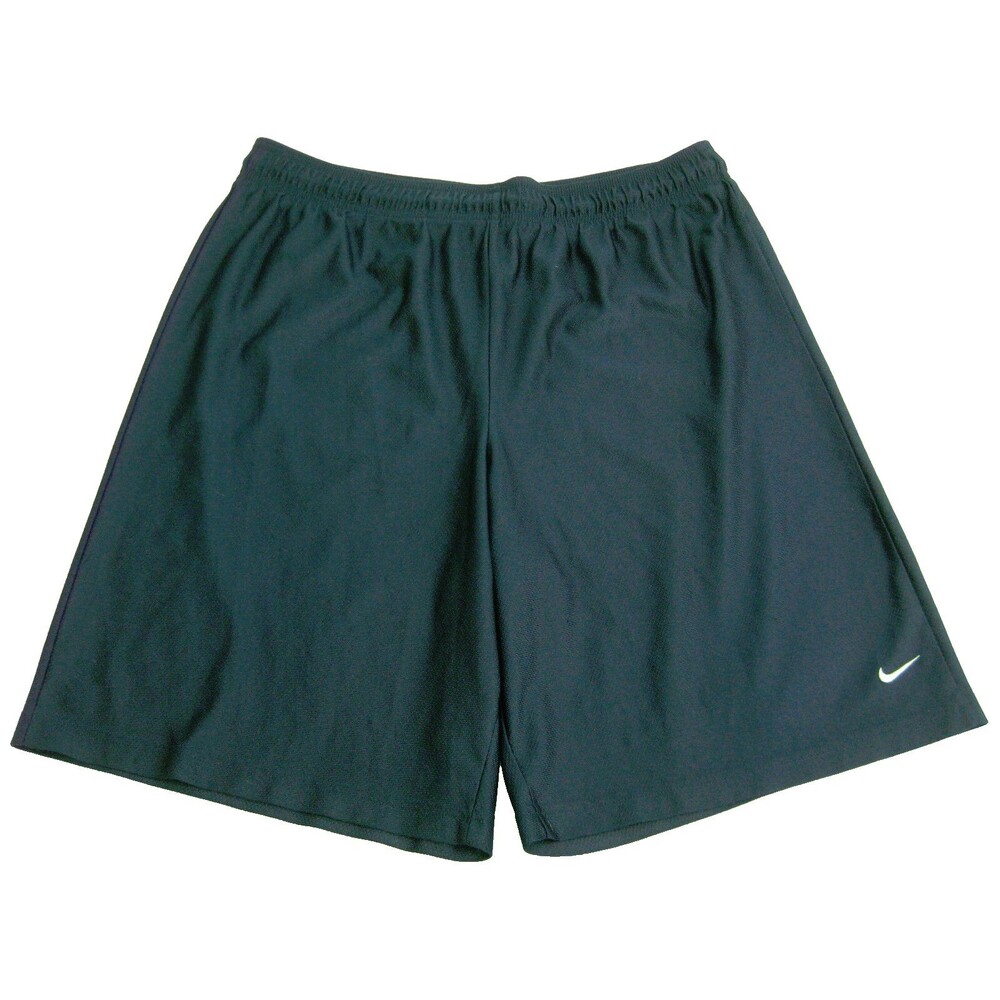 NIKE Men's (Large) Solid Blue Athletic Shorts Drawstring Gym Fitness Basketball